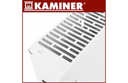 Elektrický skleněný radiátor Zelva 2500W, Wifi, bílý + dálkové ovládání