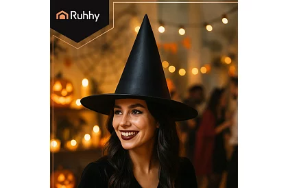 Čarodějnický klobouk – černý