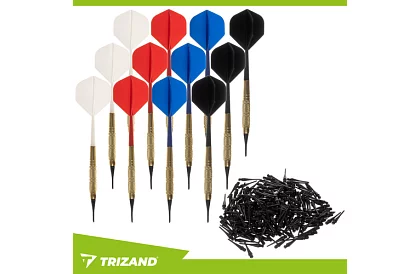 Šipky 12 kusů + 200 náhradních hrotů