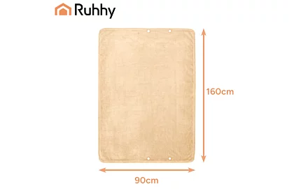 Výhřevná topná deka 160 × 90 cm – pončo na záda a ramena