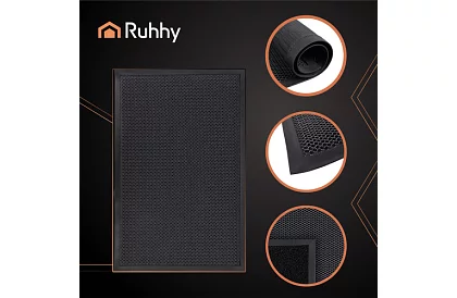 Gumová protiskluzová rohožka – 60 × 90 cm