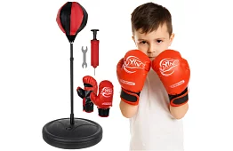 Boxovací hruška a rukavice – boxerská sada 3 v 1