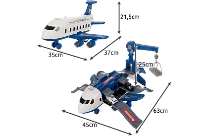 Skládací letadlo – interaktivní parkoviště s auty