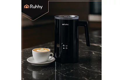 Elektrický napěňovač mléka 400W - černý