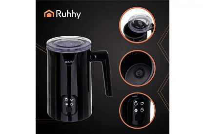 Elektrický napěňovač mléka 400W - černý