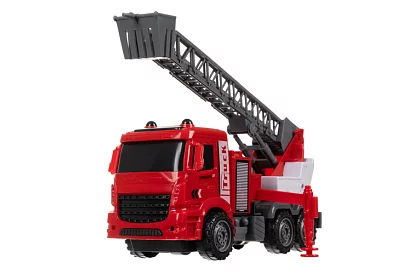 Sada hasičských aut s pohyblivými částmi – 6 kusů