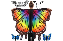 Dětský kostým – velký motýl s příslušenstvím