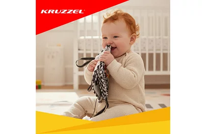 Senzorická kniha - kontrastní hračka pro miminka 0+