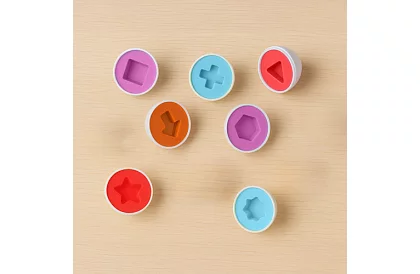 Montessori puzzle – skládání tvarů a barev