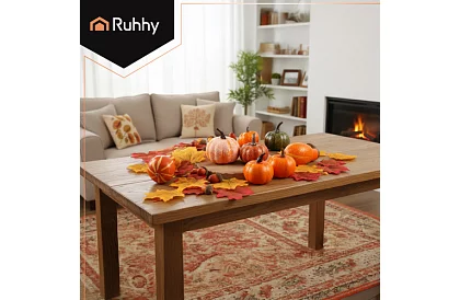 Podzimní umělé dekorace – 50 kusů