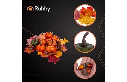 Podzimní umělé dekorace – 50 kusů