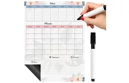 Magnetický plánovač na lednici RUHHY – diář 60 x 45 cm + fix