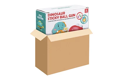 Arkádová střílečka na terč s dinosaury