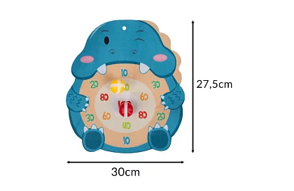 Arkádová střílečka na terč s dinosaury