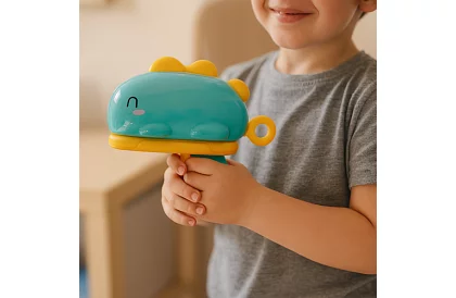 Arkádová střílečka na terč s dinosaury