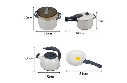 Sada dětského nádobí a kuchyňských potřeb