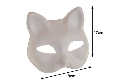 DIY sada – kočičí masky na karneval 6 kusů