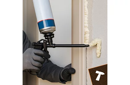 Kovová pistole na montážní pěnu - 320 mm