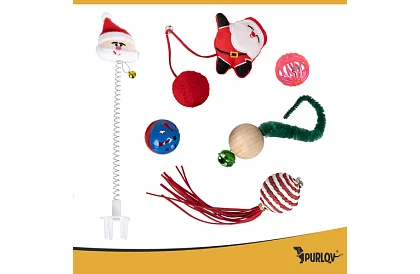 Sada hraček pro kočky – 6 ks