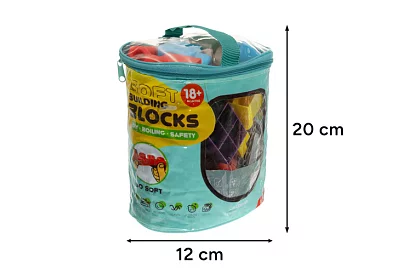 Gumové senzorické kostky pro děti – 30 kusů