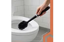 Silikonový kartáč na toaletu – WC štětka, černý
