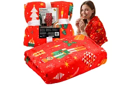 Flanelová deka s vánočním motivem 150 x 200 cm