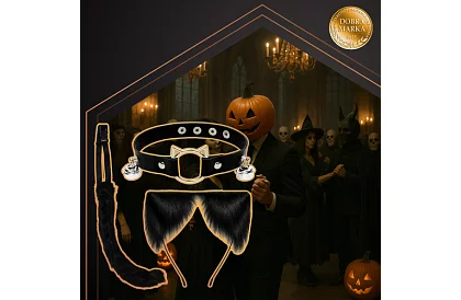 Kostým kočky 3 v 1 - černý