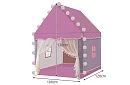 Dětský stan s LED osvětlením – růžový