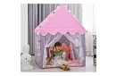 Dětský stan s LED osvětlením – růžový