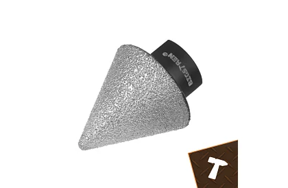 Diamantová kuželová fréza 35 mm, M14