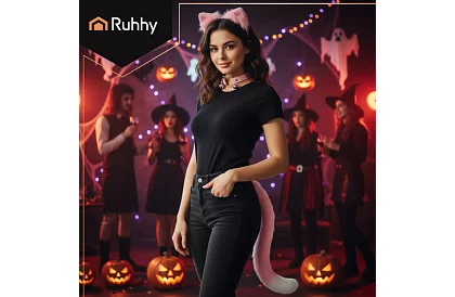 Kostým kočky 3 v 1 - růžový