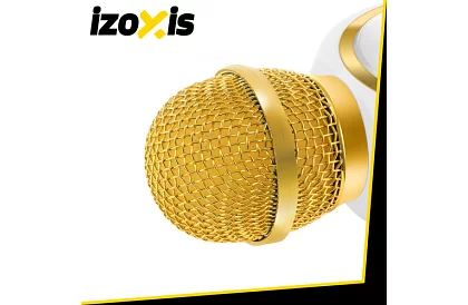 Bluetooth bezdrátový karaoke mikrofon – bílý