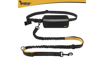 Běžecká ledvinka s vodítkem na psa + příslušenství