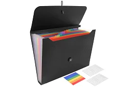 Složka na dokumenty – organizér A4, 13 přihrádek