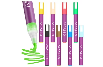 Akrylové dekorativní fixy - sada 8 ks