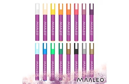 Akrylové dekorativní fixy – sada 16 ks