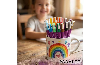 Akrylové dekorativní fixy – sada 16 ks