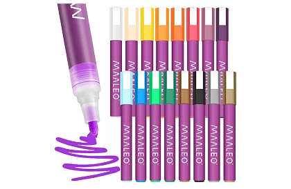 Akrylové dekorativní fixy – sada 16 ks