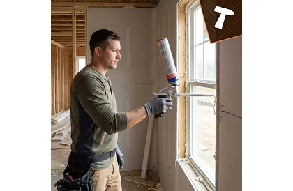 Montážní kovová pistole na pěnu s nastavitelným průtokem