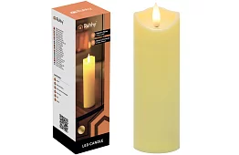 LED svíčka s efektem plamene 17 cm