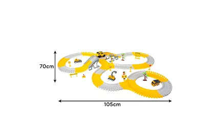 Flexibilní autodráha s autíčky