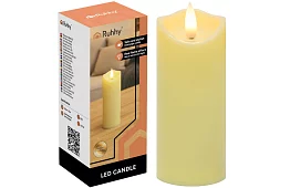 LED svíčka s efektem plamene 15×5 cm