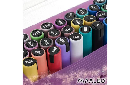 Akrylové dekorativní fixy – sada 36 barev