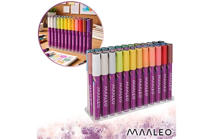 Akrylové dekorativní fixy – sada 36 barev