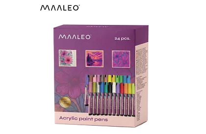 Akrylové dekorativní fixy – sada 24 barev