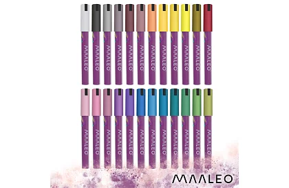 Akrylové dekorativní fixy – sada 24 barev