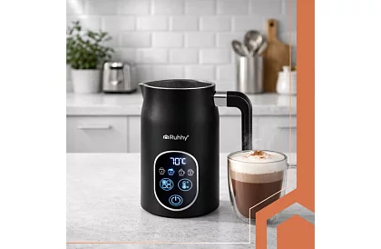 Elektrický napěňovač mléka s LED displejem - 500 W