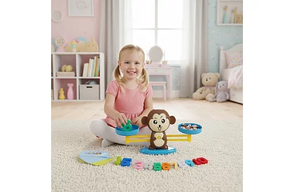 Vzdělávací matematická hra - Monkey Balance