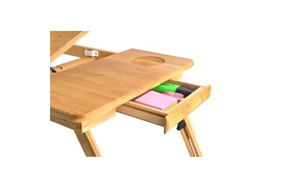 Bambusový stoleček pod notebook