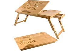 Bambusový stoleček pod notebook
